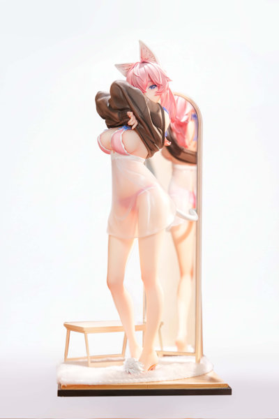 INFOCUS ねこの思い もちゃん お家Ver. 1/6スケール塗装済み完成品フィギュア 360度ビュー